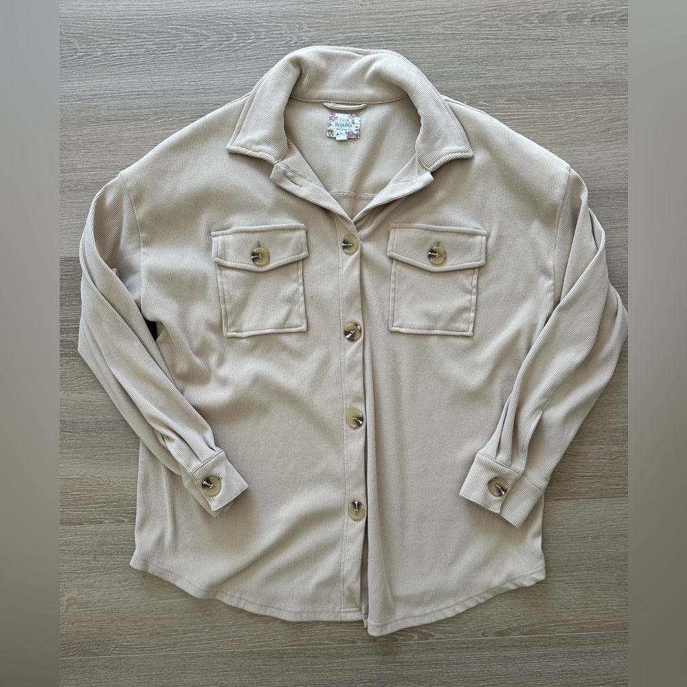 Pink Republic Maternity Ribbed Jacket